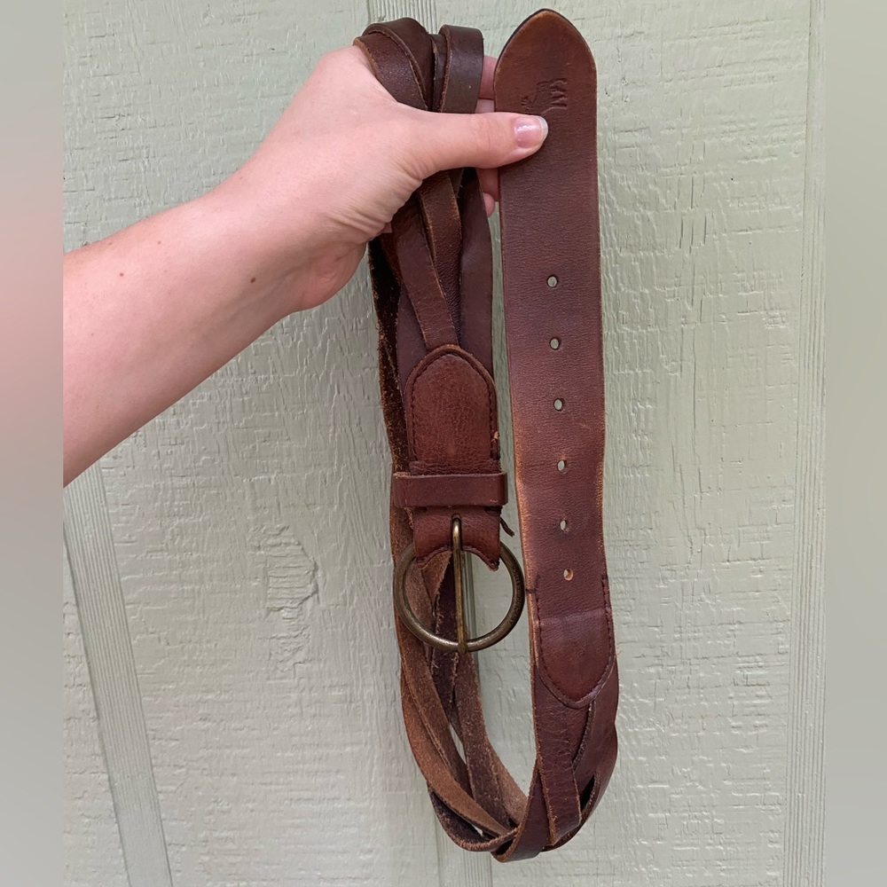 A & F leather belt